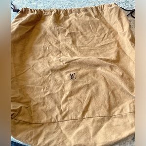 Louis Vuitton extra large drawstring dust bag!